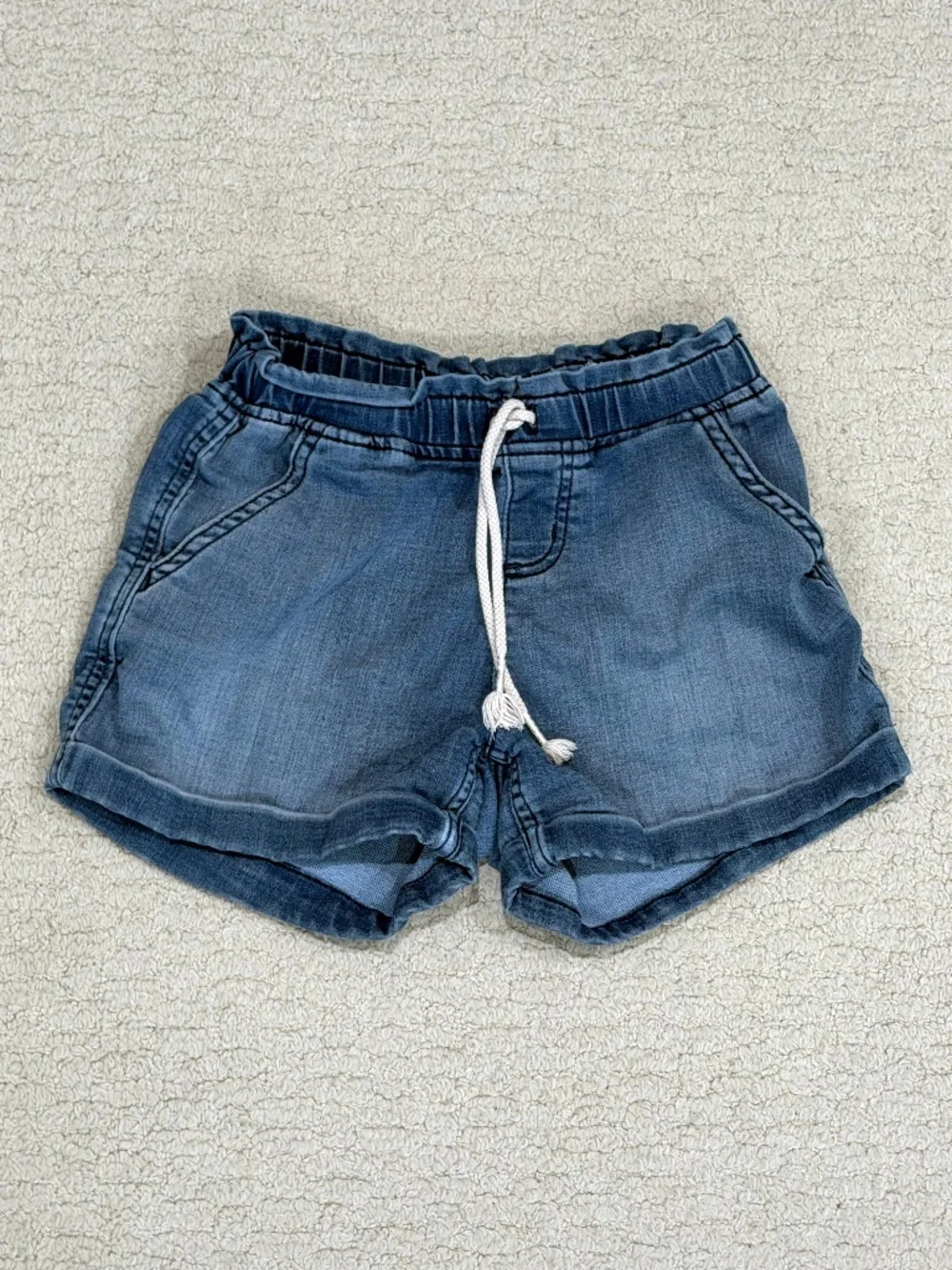 Kids Justice Pull-On Denim Shorts Size 10